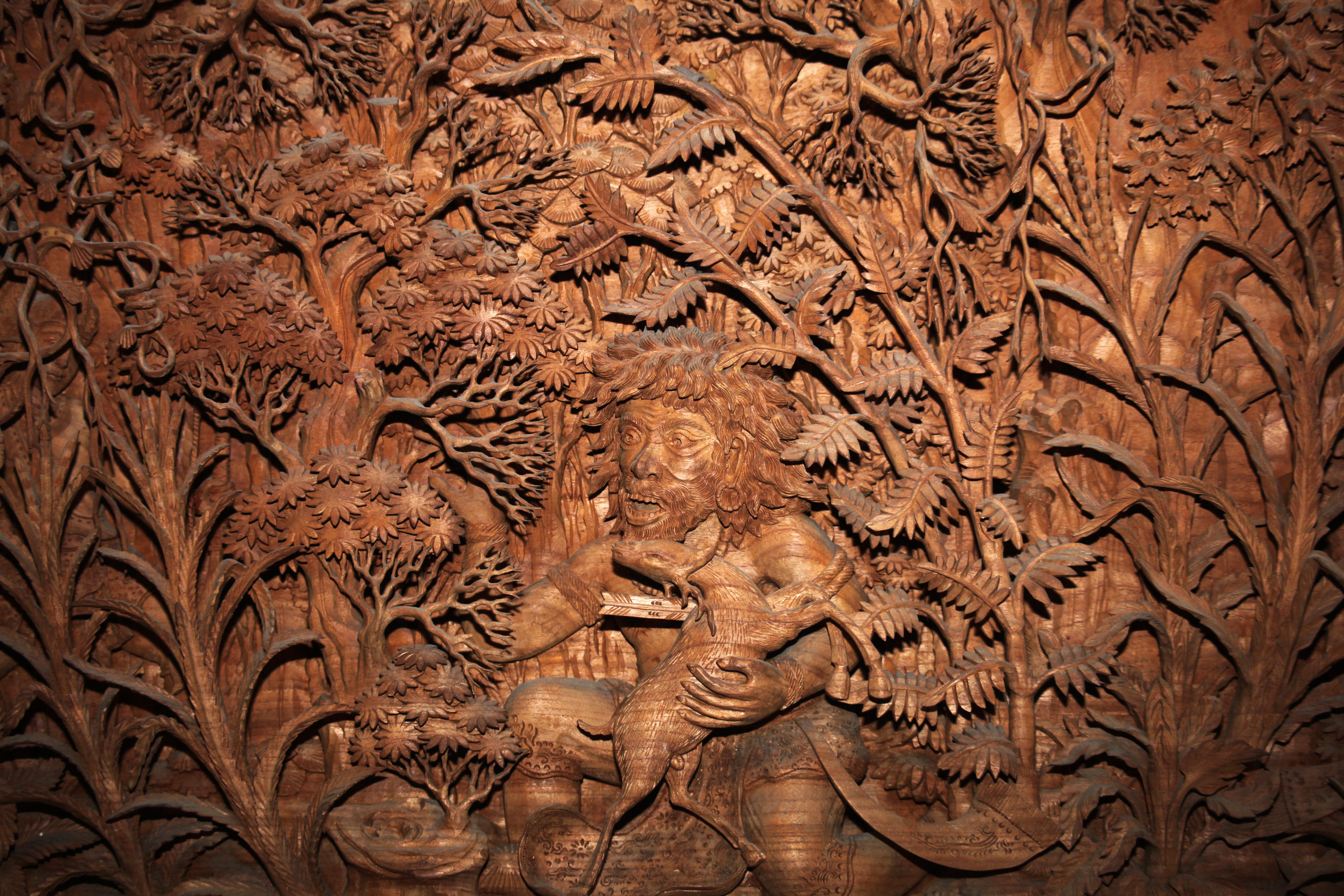 Tree Carving Designs - Relief Carved Tree Design Wood Carving Patterns Drem...